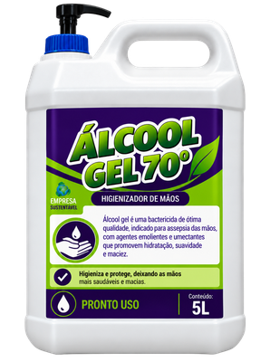 Embalagem ÁLCOOL GEL 70°