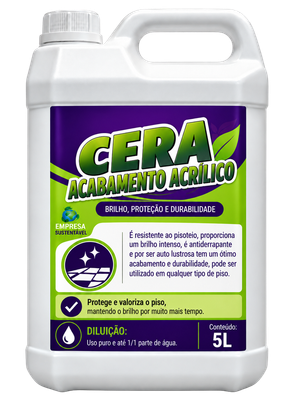 Embalagem CERA ACABAMENTO ACRÍLICO