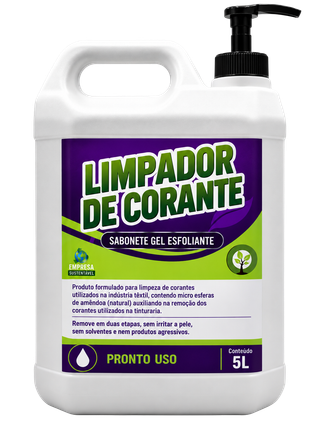 Embalagem LIMPADOR DE CORANTE